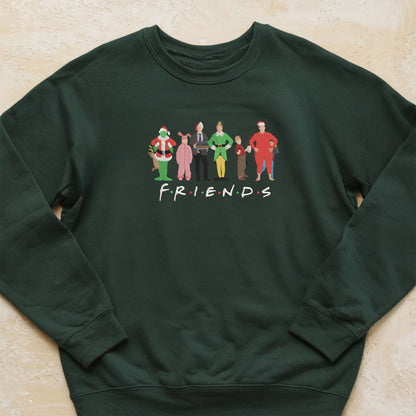 Embroidered Funny Christmas Movies Shirt - Retro 90s Christmas Sweatshirt, Perfect Holiday Gift